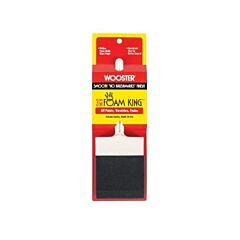 Wooster 31030014 Foam King Paint Brushes, 1-1/2 In W, Foam, Plastic Handle