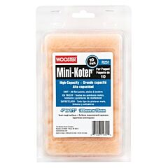 Wooster 00R2310040 Knit Mini-Koter Mini Roller Covers, 2 Pack, 4 In, 1/2 In Nap Length