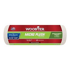 Wooster 00R2350090 Micro Plush Roller Covers, 9 In, 5/16 In Nap Length
