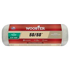 Wooster 00R2950090 50/50 Roller Covers, 9 In, 1/2 In Nap Length