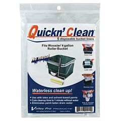 Wooster 00R4720000 Quickn' Clean Bucket Liner, 5 Gal Bucket Liner