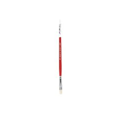Wooster 0F16220040 White China Bristle Artists Brushes, 9.1 Mm W, Wood Handle
