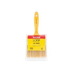 Wooster 0Q31080030 Soft Tip Paint Brushes, 3 In W, Synthetic Blend, Plastic Handle
