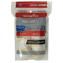 Wooster 0Rr3030064 Pro/Doo-Z Jumbo-Koter Mini Roller Covers, 2 Pack, 6-1/2 In, 1/2 In Nap Length