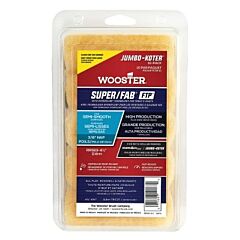 Wooster 0Rr5830044 Super/Fab Jumbo-Koter Ftp Mini Roller Covers, 10 Pack, 4-1/2 In, 3/8 In Nap Length