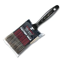 Wooster 0Z11010020 Factory Sale Gray Bristle Paint Brushes, 2 In W, Synthetic Gray China Bristle, Plastic Handle