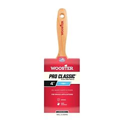Wooster 0Z12930024 Pro Classic Black China Bristle Paint Brushes, 2-1/2 In W, Black China Bristle, Wood Handle