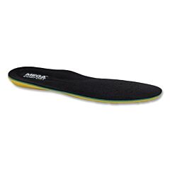 Megacomfort Esole-M89/W1011 Energysole Anti-Fatigue Insole, Women'S 10 And 11, Dual Layer Memory Foam, Black/ Yellow