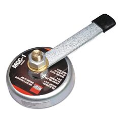 Bessey Mgc-1 Mgc Magnetic Ground Clamp, 250 A, 3-1/2 In Dia, Steel/Brass