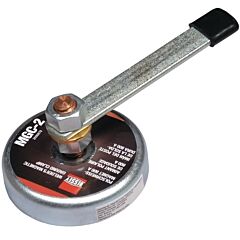 Bessey Mgc-2 Mgc Magnetic Ground Clamp, 250 A, 3-1/2 In Dia, Steel/Copper
