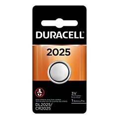 Duracell Durdl2025Bpk Keyless Entry Battery, 3V, 2025 Lithium, 1 Ea/Pk