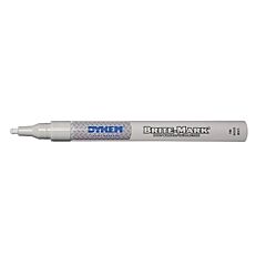 Dykem 41008 Brite-Mark Fine Marker, White, Fine Tip