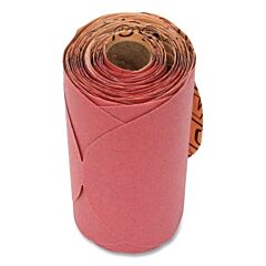 3M 051131-01116 Red Abrasive Stikit Disc, Aluminum Oxide, 6 In Dia, P80 Grit