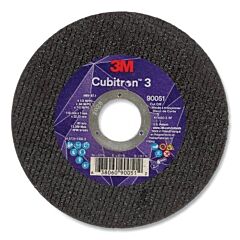 3M Abrasive 638060-90051 Cubitron 3 Cut-Off Wheel, 4-1/2 In Dia X 0.04 In Thick X 7/8 In Arbor, 60+ Grit, T1