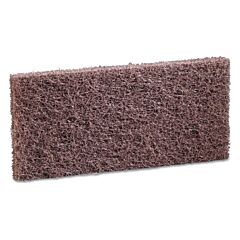 3M Mro-489-080043 Doodlebug Scrub N Strip Pad, 4 5/8 In X 1 In X 10 In, Brown