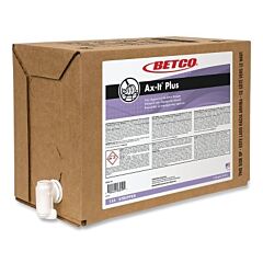 Betco 154B500 Ax-It® Plus Floor Stripper, 5 Gal, Bag In Box, Clear Slight Amber, Pleasant Scent