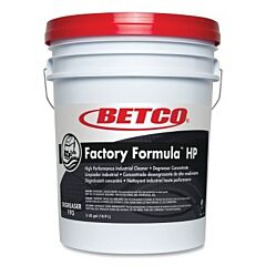 Betco 1930500 Factory Formula™ Hp Cleaner And Degreaser, 5 Gal, Pail