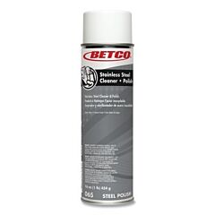 Betco 652300 Stainless Steel Cleaner And Polish, 16 Oz, Aerosol Can, Characteristic Scent