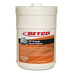 Betco 7924400 Hd Orange Hand Cleaner, 1 Gal, Flat Top Dispenser