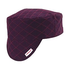Comeaux Caps 30800 Style 3000 Black Quilted Shop Welding Cap, Size 8