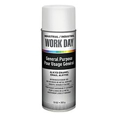 Krylon A04401007 Industrial Work Day Enamel Paint, 16 Oz Aerosol Can, Gloss White