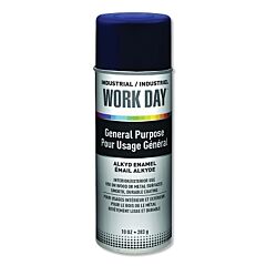 Krylon A04403007 Industrial Work Day Enamel Paint, 16 Oz, Aerosol Can, Blue