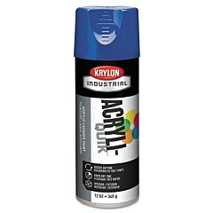 Krylon K01910A07 Interior/Exterior Industrial Maintenance Paint, 12 Oz Aerosol Can, True Blue