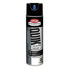 Krylon A03550007 Quik-Mark Solvent-Based General Purpose Inverted Marking Paint, 17 Oz, Asphalt Bk
