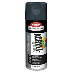 Krylon K01604A07 Interior/Exterior Industrial Maintenance Paint, 12 Oz Aerosol Can, Shadow Gray