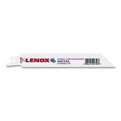Lenox 22756Osb614R Metal Cutting Reciprocating Saw Blade, 6 In L X 3/4 In W X 0.035 In Thick, 14 Tpi, 50 Ea/Pk