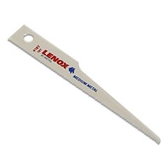 Lenox 20426418T Wood Bi-Metal Reciprocating Saw Blade, 4 In L, Bi-Metal