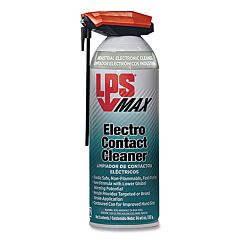 Lps 90416 Max Electro Contact Cleaner, 14 Oz, Spray Can, Ether