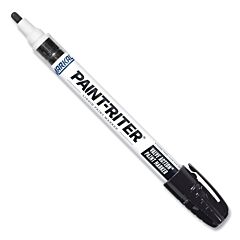 Markal 96823 Paint-Riter Valve Action Paint Marker, Black, 1/8 In Tip, Medium
