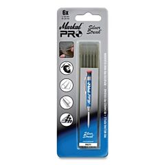 Markal 96271 Pro Refill, Silver Streak Welding/Fabricating Marker, Reflective Silver