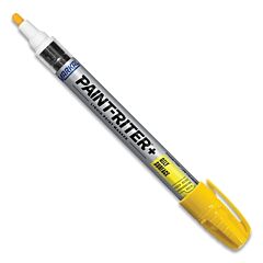 Markal 96961 Paint-Riter + Oily Surface Paint Marker, Yellow, 1/8 In Tip, Medium