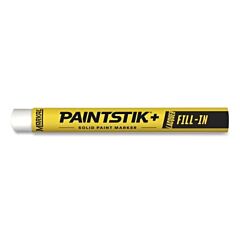Markal 51120 Paintstik + Lacquer Fill-In Solid Paint Marker, 3/8 In X 4.25 In L, White