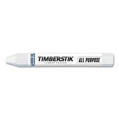 Markal 80350 Lumber Crayon #200, 1/2 In Dia, 4.75 In L, White