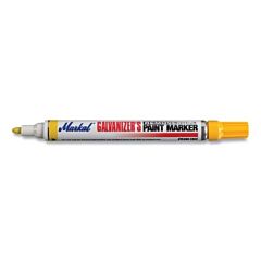 Markal 28786 Galvanizer'S Removable Paint Marker, Yellow, Medium Tip, Bullet