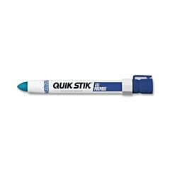 Markal 61070 Quik Stik All Purpose Solid Paint Marker, 11/16 In Tip, 6 In L, Blue