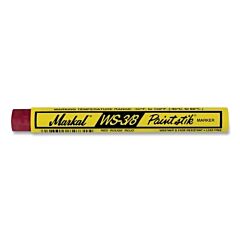 Markal 82422 Ws Paintstik Marker, 3/8 In X 4.25 In L, Red