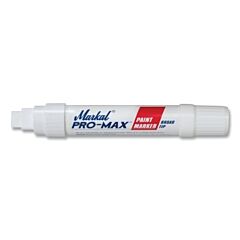 Markal 90900 Pro-Max Paint Marker, White, Jumbo Tip, Chisel