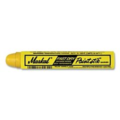 Markal 82721 Fast Dry Paintstik Solid Paint Marker, 11/16 In X 4.625 In L, Yellow