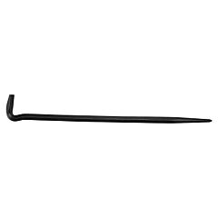 Mayhew Tools 40102 Rolling Head Pry Bars, 5/8" Hex, 3/4" 90° Chisel; Straight Tapered Tip, 18"