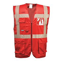 Portwest F476 Iona Executive Vest, Non-Ansi, Red