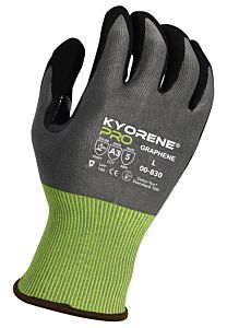 Armor Guys 00-830 Cut Resistant Gloves, Gray Kyorene Pro Liner With Foam Nitrile Palm Coating, Ansi A3
