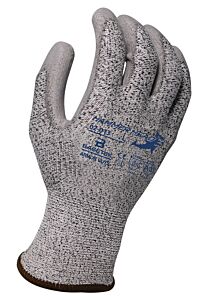 Armor Guys 02-013 Cut Resistant Gloves, "Hammer Head 3" Salt & Pepper Hdpe Liner With Gray Pu Palm Coating, Ansi A3