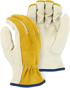 Majestic 1535 Winter Lined Cowhide Palm Drivers Gloves