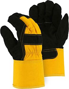 Majestic 1602 Work Gloves Back Split Lined