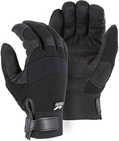 Majestic 2137Bkf Winter Lined Armor Skin Mechanics Gloves