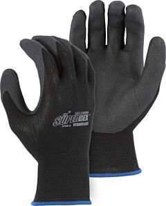 Majestic 3368 Pvc Palm Knit Gloves Black